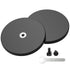 Magnetpro 2 Pieces Strong Rubber Coated Mounting Magnets, Over 120 LB Adhesive Power for Outdoor Use