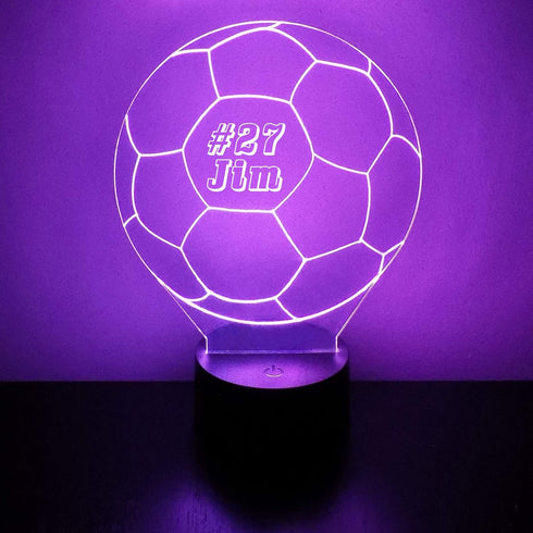 Store Custom Sports LED Sign Night Light Lamp with Remote, Light Up Display
