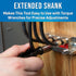 Jonard SST-716 Security Shield Tool for 7/16" Hex Shielded F Connectors, Black Oxide Finish