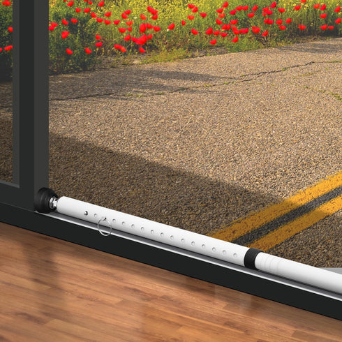 PBHEPJ Sliding Door Security Bar, 18.5-51 inch Adjustable Patio Door Security bar with