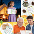wootile 18 Sets Summer Camp Greeting Cards for Campers How's Camp Notes Adventure Flat Cards for Travel Fill in The
