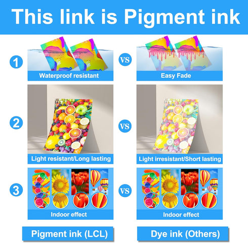 LCL Compatible Pigment Ink Cartridge Replacement for Brother LC-406 MFC-J4335DW MFC-J4345DW (2-Pack Black)