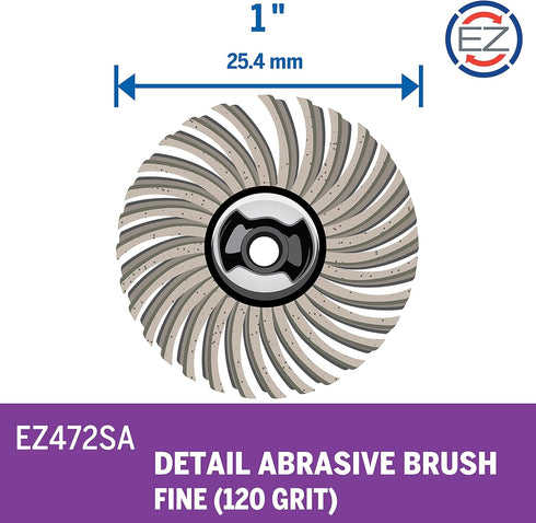 Dremel EZ472SA 120-Grit Detail Medium Abrasive Brush