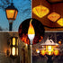 E12 Flame Bulbs 8 Packs, 3 Mode LED Candelabra Flame Light Bulb, 2.0 Watt Warm White, 1800K Candle Light Bulbs for