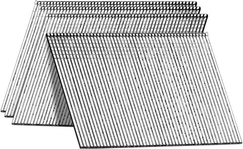 16 Gauge 20-Degree Angled Finish Nails, 2-1/2 inch 1000-Pack Galvanized for Pneumatic Electric Nailer