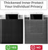 Metronic Large Bubble Mailers, 10.5x16" 40 Pack Self Seal Black Padded Envelopes for Shipping