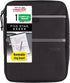 Five Star Zipper Binder, 1 Inch 3-Ring Carry-All with Internal Pockets, 375 Total Sheet Capacity, Heathered Black/Gray