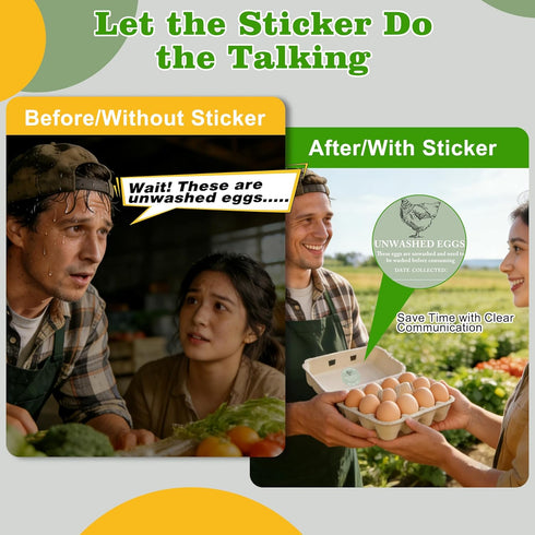 500 500 Packaging Pcs Egg Carton Stickers and Pcs Please Return Egg cartons Stickers,Self Adhesive Waterproof