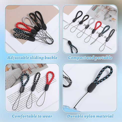 Psyqtsuary 12 4.7inch Pcs Finger Lanyard Small USB Lanyard Adjustable Portable Short Lanyards Straps for Phone Case