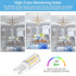 winshine 10 Pack G9 LED Bulb, 6000K Daylight, 4W (40W Halogen Equivalent) for Chandeliers
