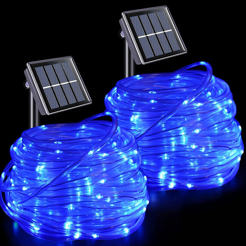 YEGUO Solar Rope Lights Outdoor Waterproof, 2 Packs Each 33ft 100 LED