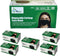 300 Pack Black 3 Ply Disposable Face Mask, Breathable Non Woven Layers