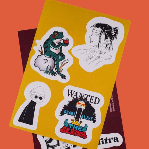 One Piece Anime - Zoro | A5 Hardcover Journal | Vegan Leather | 120GSM Silk Cream Paper | FREE STICKER PACK | 7mm Dot