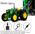 2 Set 1/2 Tractor Hydraulic Coupler Male Dust Cap and Female Plug Cover, ISO A Quick Disconnects Port Plug Fittings