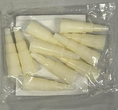 ENFit Transition Connector, Vesco Enteral Tips, Stepped Tree Style - 10 Cones