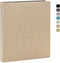 Vienrose 3 Ring Binder, 1 Inch Round Rings, Durable Binder with Linen Cover, Holds 8.5" x 11" Paper, Khaki