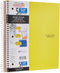 Five Star Spiral Notebooks, 5 Subject, College Ruled, 200 Sheets, 11" x 8-1/2", Teal, Yellow, 2 Pack