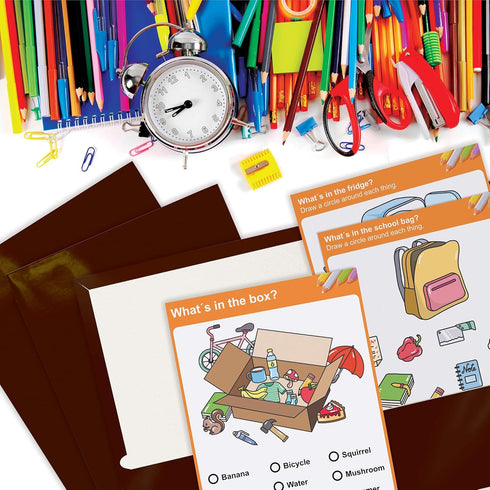 Better Office Products 2 Pocket Glossy Laminated Brown Paper Folders, Box of 25, Letter Size