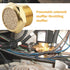 12 Pcs Pneumatic Sintered Brass Air Muffler Silencer, 1/4 NPT Male Air Silencer Fitting