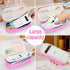 KMUYSL Large Pencil Case, Big Pencil Pouch with 3 Compartments, Handheld Zipper Pen Bag Organizer for School & Office
