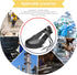 Steel Toe Covers for Shoes, No Slip Metal Protector Cap for Workplace Men Women (Black 2.0)