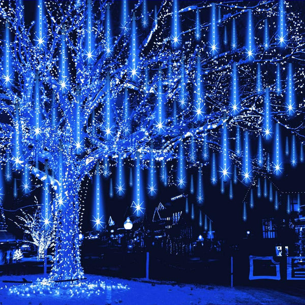 Weepong Meteor Shower Lights Outdoor Christmas Lights UL Certified Falling Rain Drop