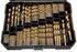 Metric 230 Pieces Titanium Twist Drill Bit Set, 135° Tip High Speed Steel, Ideal for Wood, Cast Iron, and Plastic