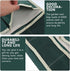 Toddmomy Garden Kneeler Tool Bag with Storage Pouch Heavy Duty Green Gardening Seat Organizer Suitable for Outdoor