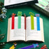 Frienda 50 Pieces Cute Animals Bookmarks Ruler for Kids, Jungle Animal Party Favor, 10 Styles