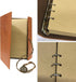 Leather Writing Journal Refillable Travelers Notebook for Women, Art Sketchbook, Travel Diary, Dark Green