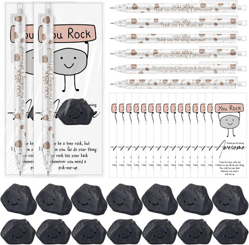 Sinload 36 Sets Inspirational You Rock Graduation Gifts Bulk Mechanical Pencil with Resin