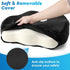 Seat Cushion for Office Chair, Anti-Slip Bottom & Removable Cover, Memory Foam Tailbone Pain Relief Cushion in Black