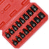 3/8-Inch Set, 16-Piece, 1/4 Inch 3/4 Inch, 6mm 19mm, MIXPOWER Drive Low Profile Impact Hex Driver SAE/Metric, Hex,