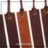 Genuine Leather Bookmarks with Tassel, Handmade Page Markers for Reading, Perfect Gift for Readers (5 Pack Umber)