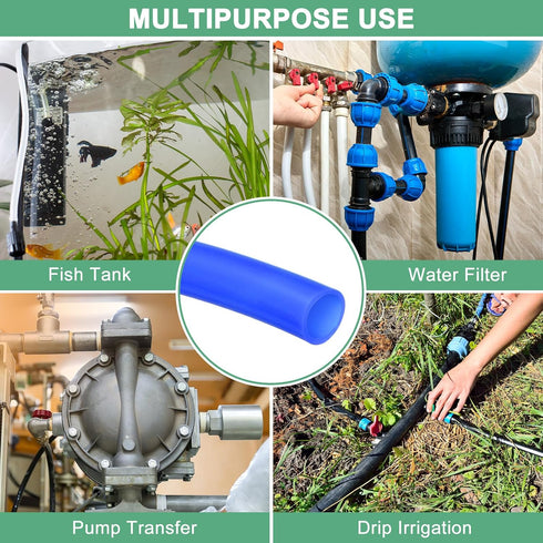 5/16"(8mm) 3/8"(10mm) 3ft(1 M METERXITY Silicone Tubing, ID x OD Silicone Rubber Vacuum Tube, M) High Temp Water Air