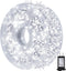 kemooie 500 LED White Christmas Lights, 164 FT 8 Lighting Modes Christmas