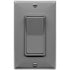 ENERLITES Single Pole Decorator Paddle Light Switch, Residential Grade, 15A 120V-277V, Gray, 91150-GY