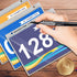 Album, 24 Race Bib Vinyl Sleeves, Display Holder With Cover for Marathon, Running Race Numbers
