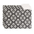 U Brands Moroccan File Folders, Office Supplies, 1/3-Cut Tabs in Assorted Positions, Letter Size, Black and White, 9