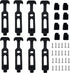 Creatyi 8 PCS 8'' Rubber Flexible T-Handle Draw Latches for Tool Box and Engineering Machines