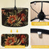 Bioaqua Boho Hanging Light with Plug in Cord | Hanging Lamp for Easy Installation | Bamboo Macrame Lamp Shade