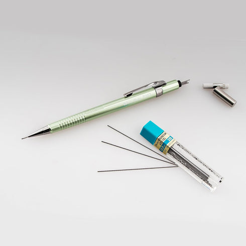 Pentel Sharp Mechanical Pencil (0.7mm) Box of 12 Metallic Celadon Barrel (P207MK1)