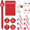 Teacher Appreciation Gifts, Apple Ballpoint Pens, Puzzle Apple Keychain with Card and Gift Bags for Teacher Gifts