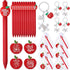 Teacher Appreciation Gifts, Apple Ballpoint Pens, Puzzle Apple Keychain with Card and Gift Bags for Teacher Gifts