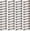 Ravinte Door Stoppers, 48 Pack Spring Door Stops with Rubber Bumper, Oil Rubbed Bronze for Bottom of Door