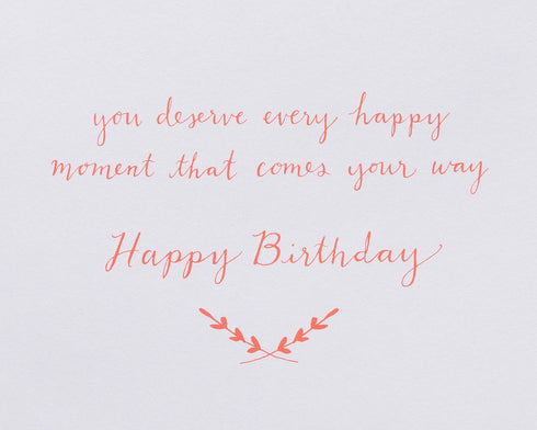 Papyrus Birthday Card (Every Happy Moment)
