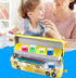 Generic 2PCS) Dual Hole Pencil Sharpener, Handheld Pencil Pharpener for Kids with Lid,Mini Compact Colored Pencil