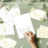 Braveriky 100 Pack 4x6 Wedding Thank You Cards with Envelopes & Stickers from the New Mr and Mrs - Watercolor Olive