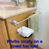 Toilet Paper Holder Shelf - Multi-Purpose Double Shelf for Bathroom