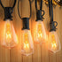 Afirst 20ft 20-Light Dimmable Edison String Lights, Waterproof Outdoor Patio Lights with